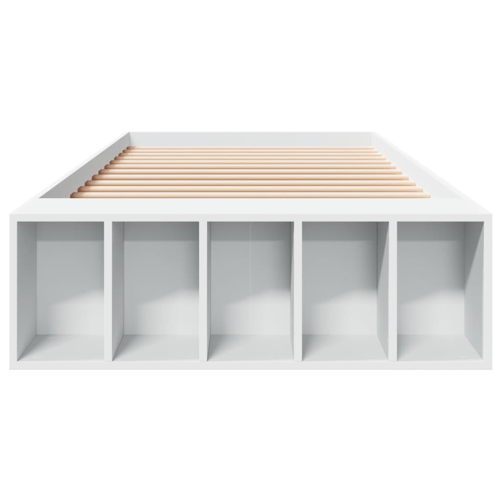 sengeramme 100x200 cm konstrueret træ hvid