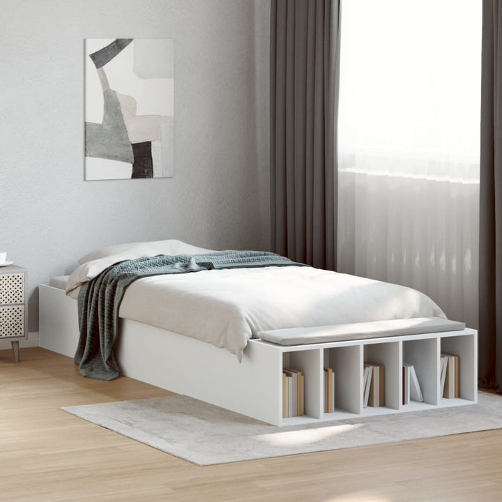 sengeramme 100x200 cm konstrueret træ hvid