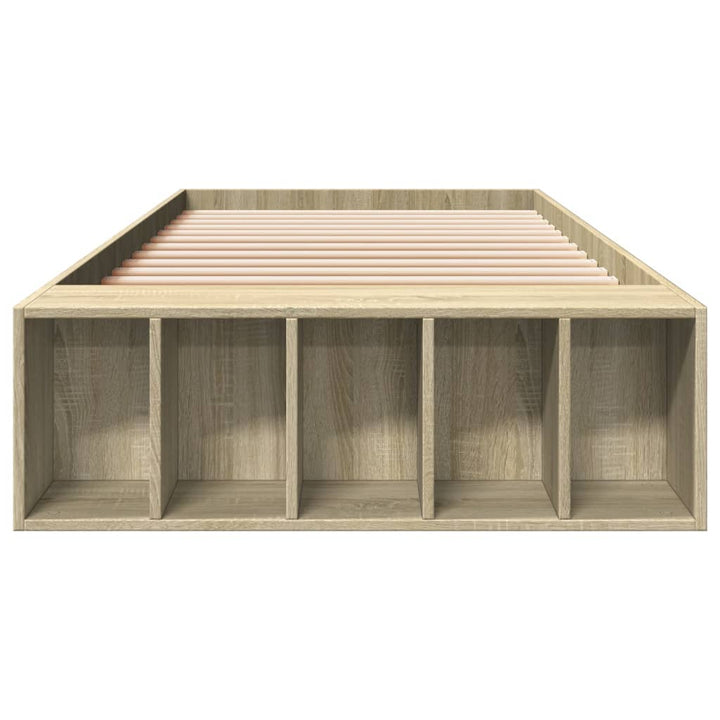 sengeramme 100x200 cm konstrueret træ sonoma-eg