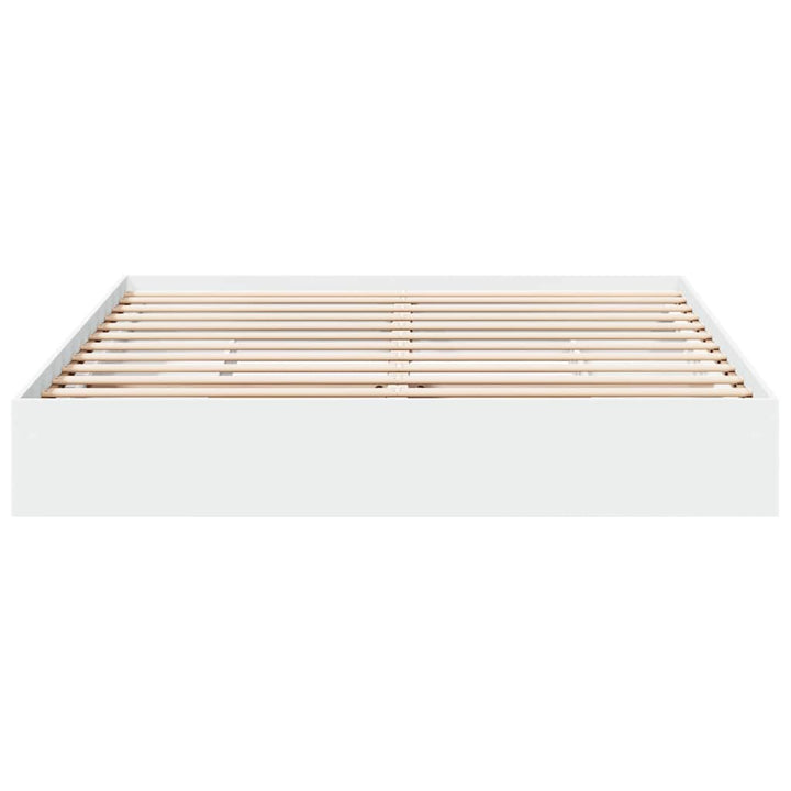 sengeramme med skuffer 180x200 cm konstrueret træ hvid