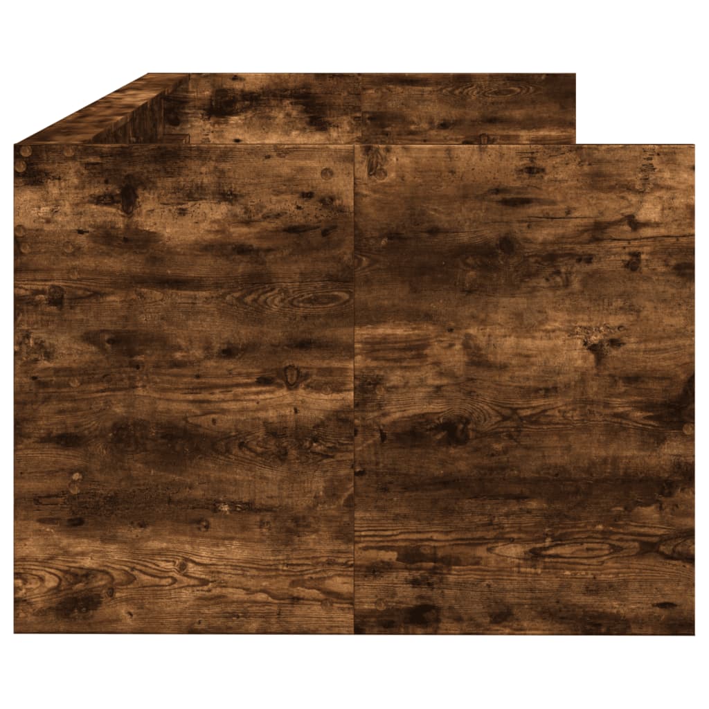 daybed med skuffer uden madras 100x200 cm røget eg