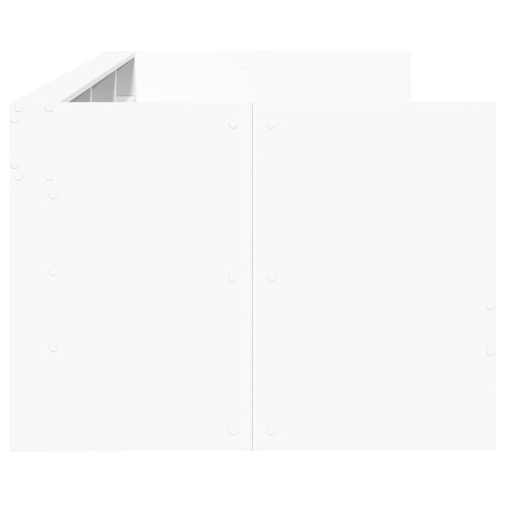 daybed med skuffer uden madras 90x190 cm hvid