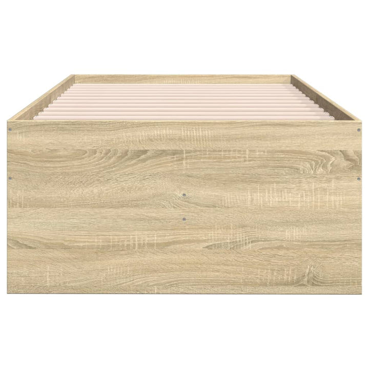 daybed med skuffer uden madras 100x200 cm sonoma-eg