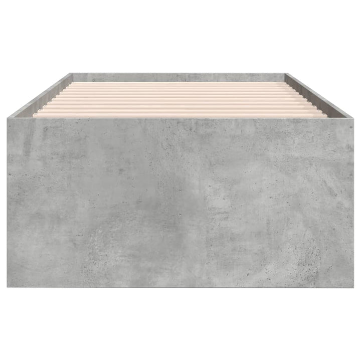 daybed med skuffer uden madras 90x190 cm betongrå