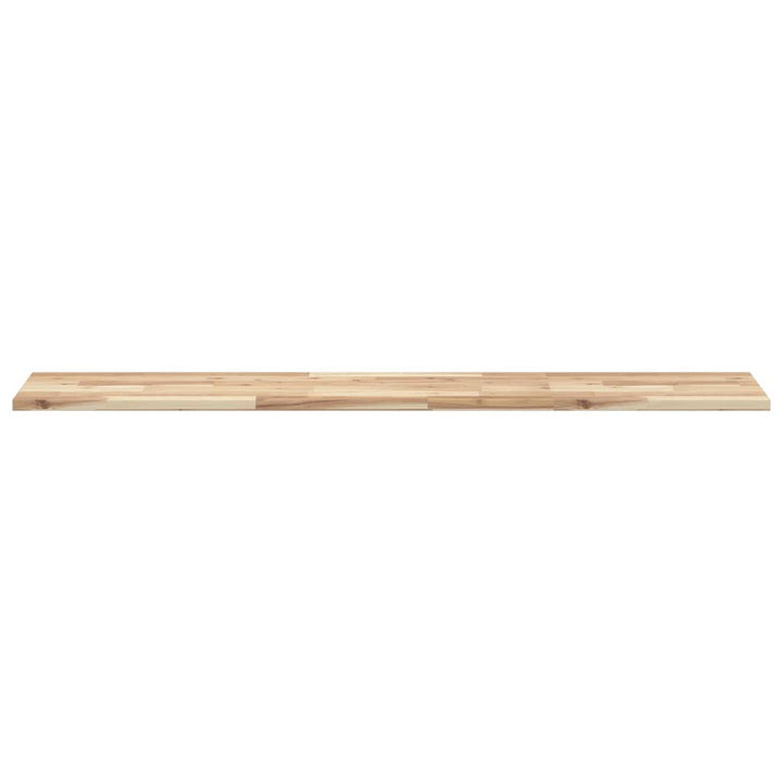 væghylde 120x30x2 cm ubehandlet massivt akacietræ