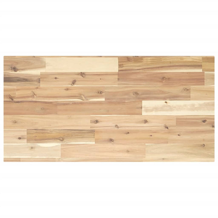 bordplade til toiletbord 80x40x2 cm ubehandlet massivt akacie