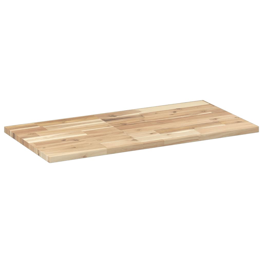 bordplade til toiletbord 80x40x2 cm ubehandlet massivt akacie