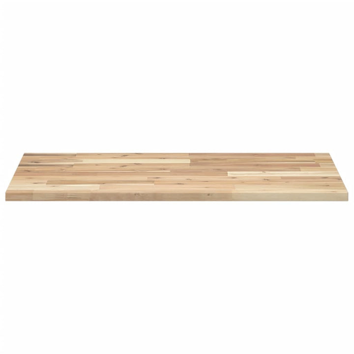 bordplade til toiletbord 80x50x2 cm ubehandlet massivt akacie