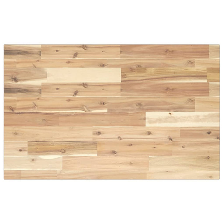 bordplade til toiletbord 100x50x2 cm ubehandlet massivt akacie