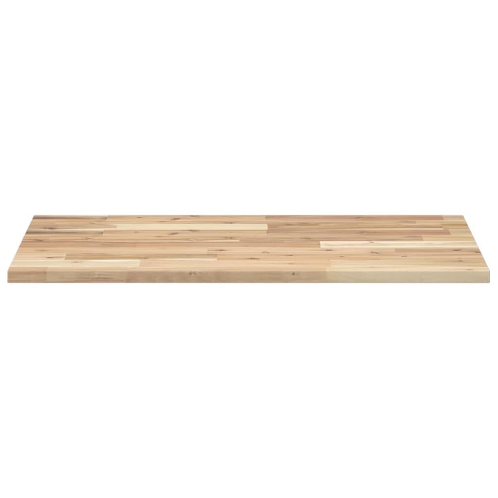 bordplade til toiletbord 100x50x2 cm ubehandlet massivt akacie