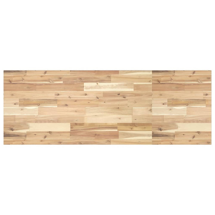bordplade til toiletbord 120x50x2 cm ubehandlet massivt akacie