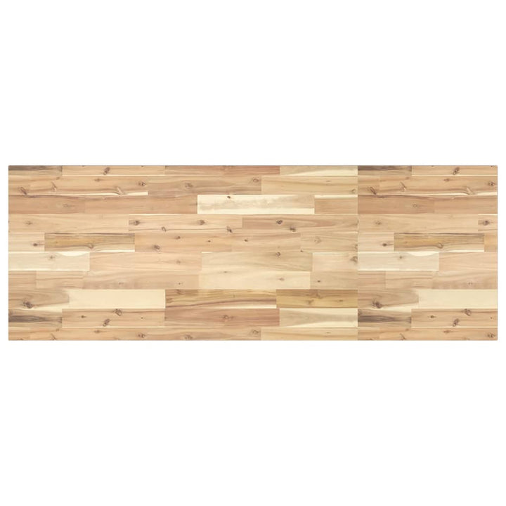 bordplade til toiletbord 140x50x2 cm ubehandlet massivt akacie
