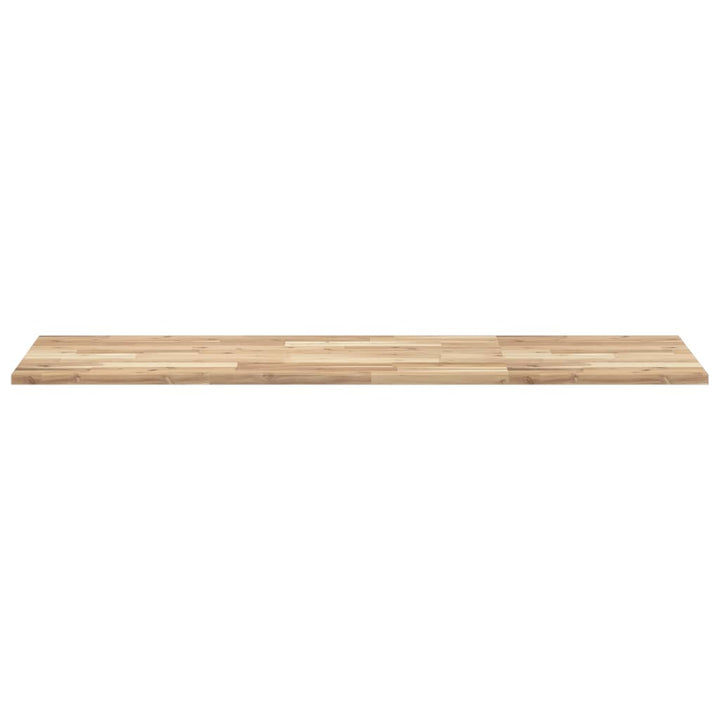 bordplade til toiletbord 140x50x2 cm ubehandlet massivt akacie