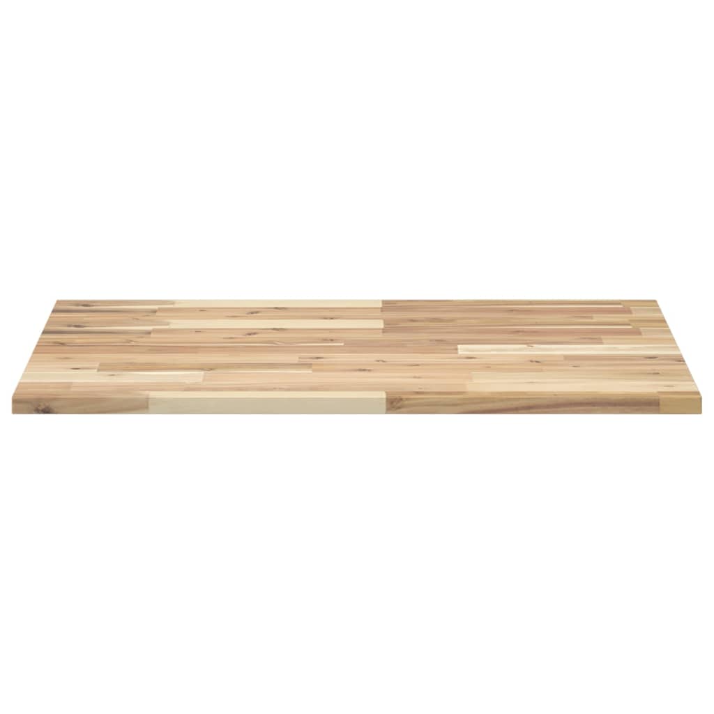 bordplade til toiletbord 80x60x2 cm ubehandlet massivt akacie