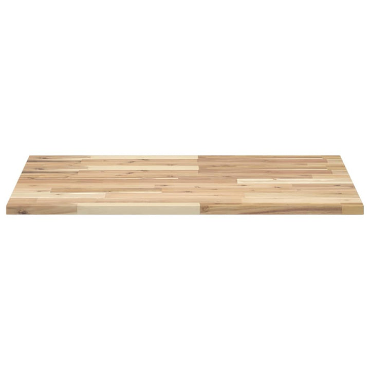 bordplade til toiletbord 80x60x2 cm ubehandlet massivt akacie