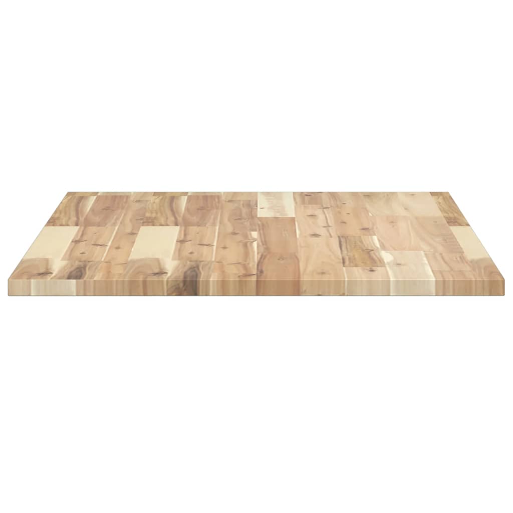 bordplade til toiletbord 80x60x2 cm ubehandlet massivt akacie