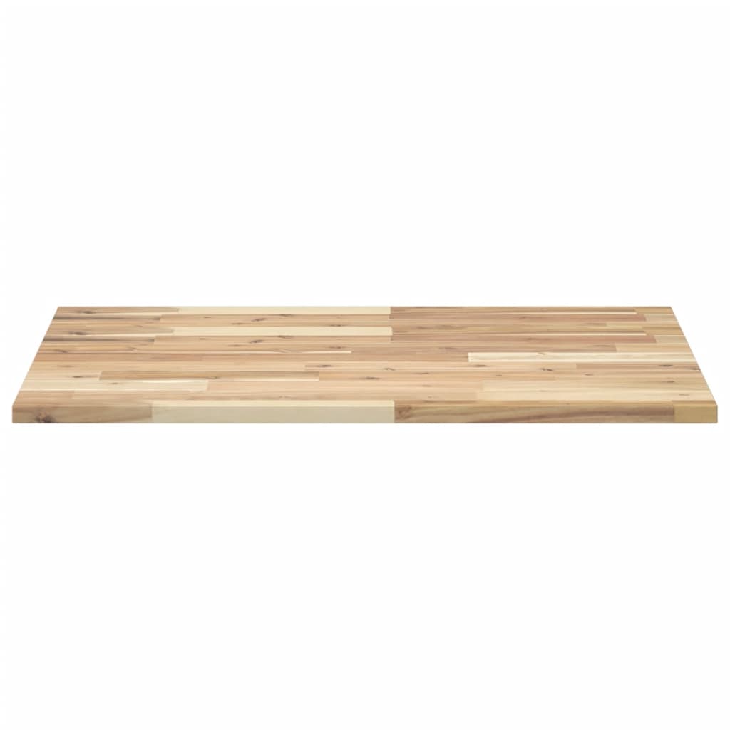 bordplade til toiletbord 100x60x2 cm ubehandlet massivt akacie