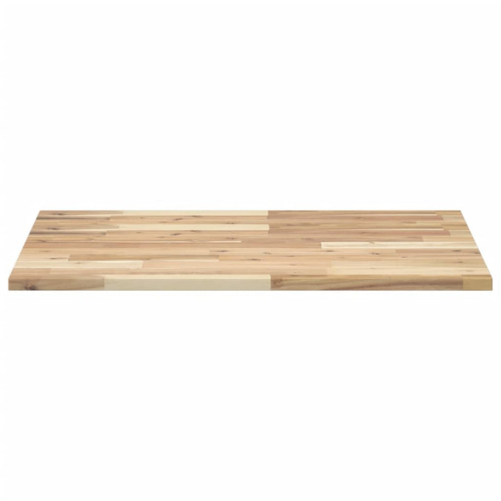 bordplade til toiletbord 100x60x2 cm ubehandlet massivt akacie