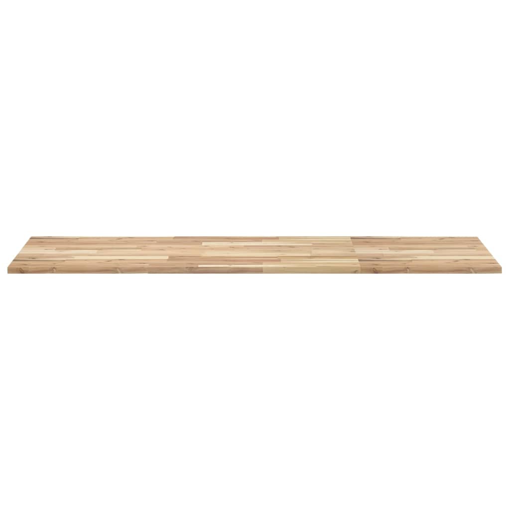 bordplade til toiletbord 120x60x2 cm ubehandlet massivt akacie