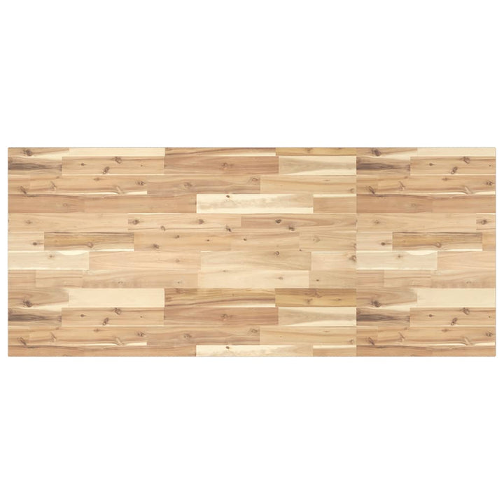 bordplade til toiletbord 140x60x2 cm ubehandlet massivt akacie