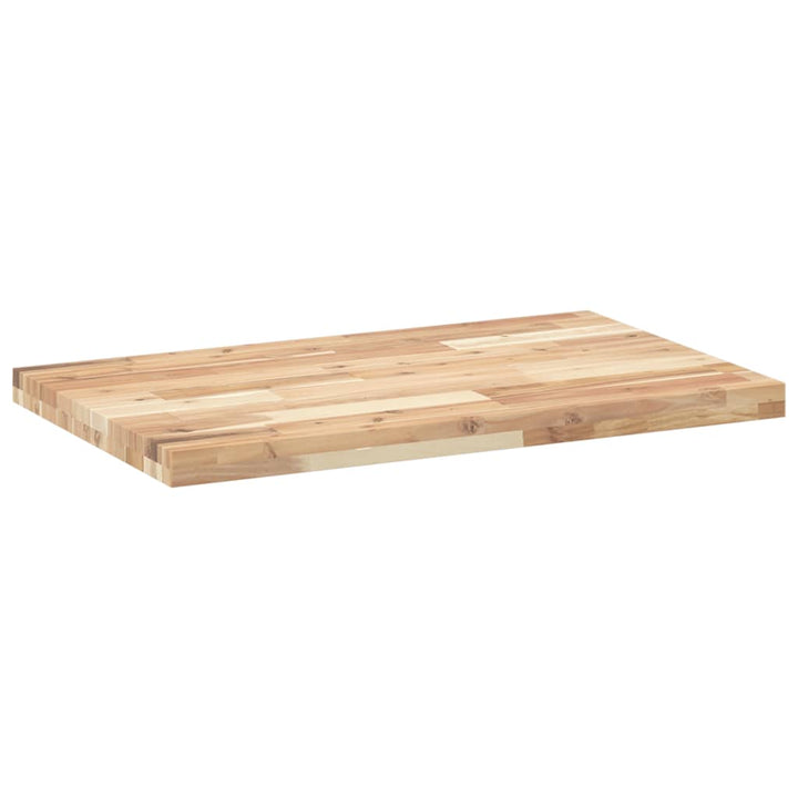bordplade til toiletbord 60x50x4 cm ubehandlet massivt akacie