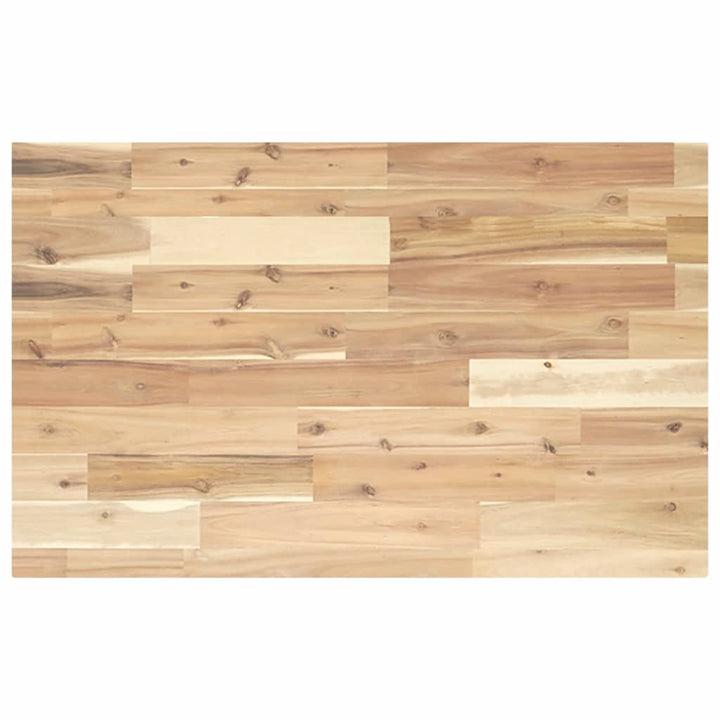 bordplade til toiletbord 80x50x4 cm ubehandlet massivt akacie