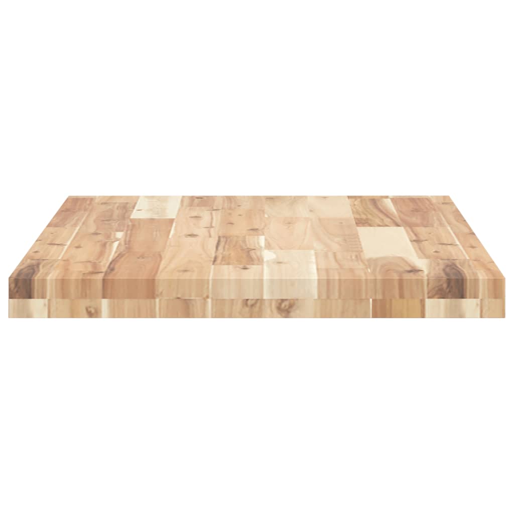 bordplade til toiletbord 80x50x4 cm ubehandlet massivt akacie