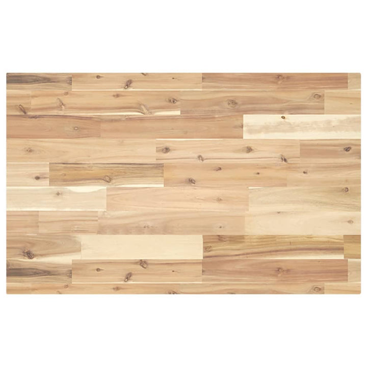 bordplade til toiletbord 160x50x4 cm ubehandlet massivt akacie