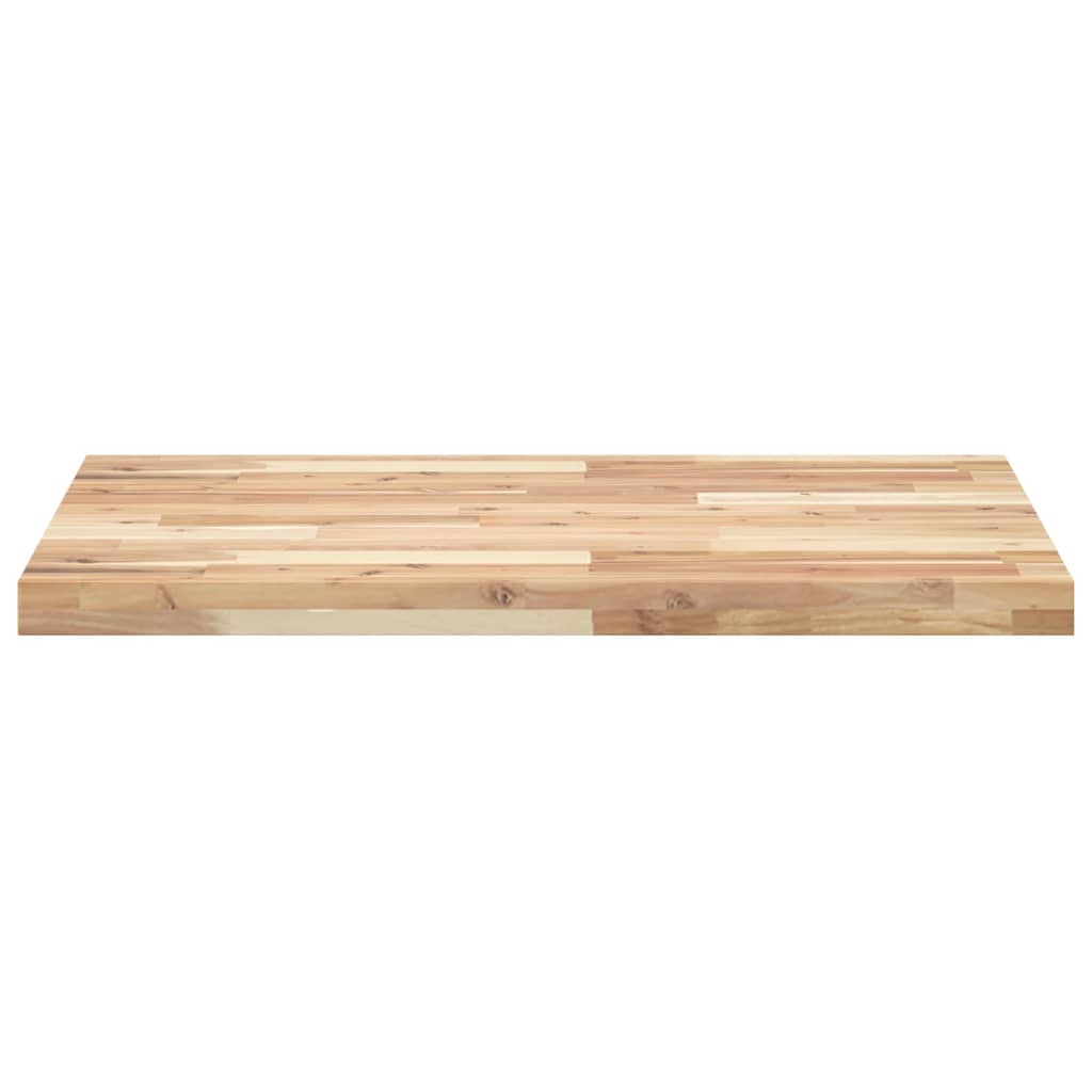 bordplade til toiletbord 80x60x4 cm ubehandlet massivt akacie