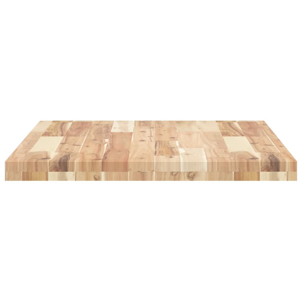 bordplade til toiletbord 80x60x4 cm ubehandlet massivt akacie