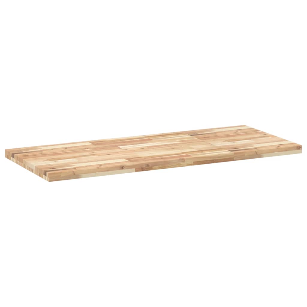 bordplade til toiletbord 120x60x4 cm ubehandlet massivt akacie