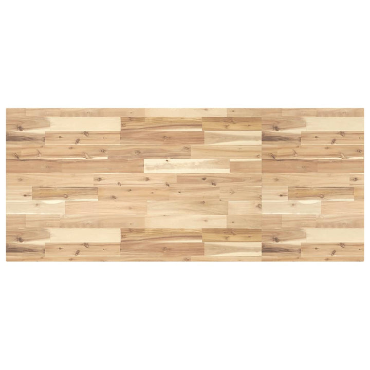 bordplade til toiletbord 140x60x4 cm ubehandlet massivt akacie