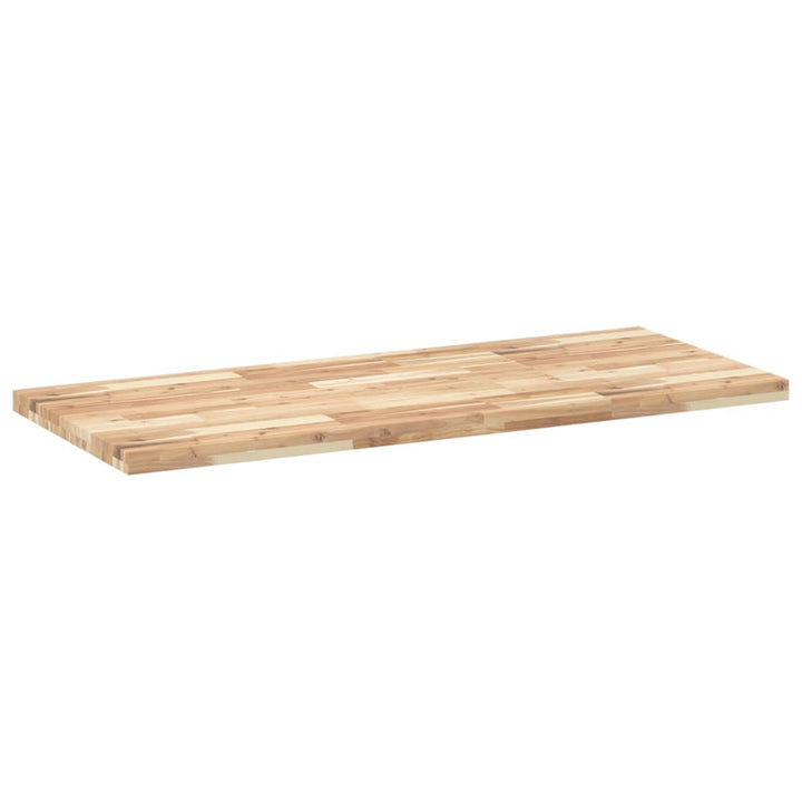 bordplade til toiletbord 140x60x4 cm ubehandlet massivt akacie
