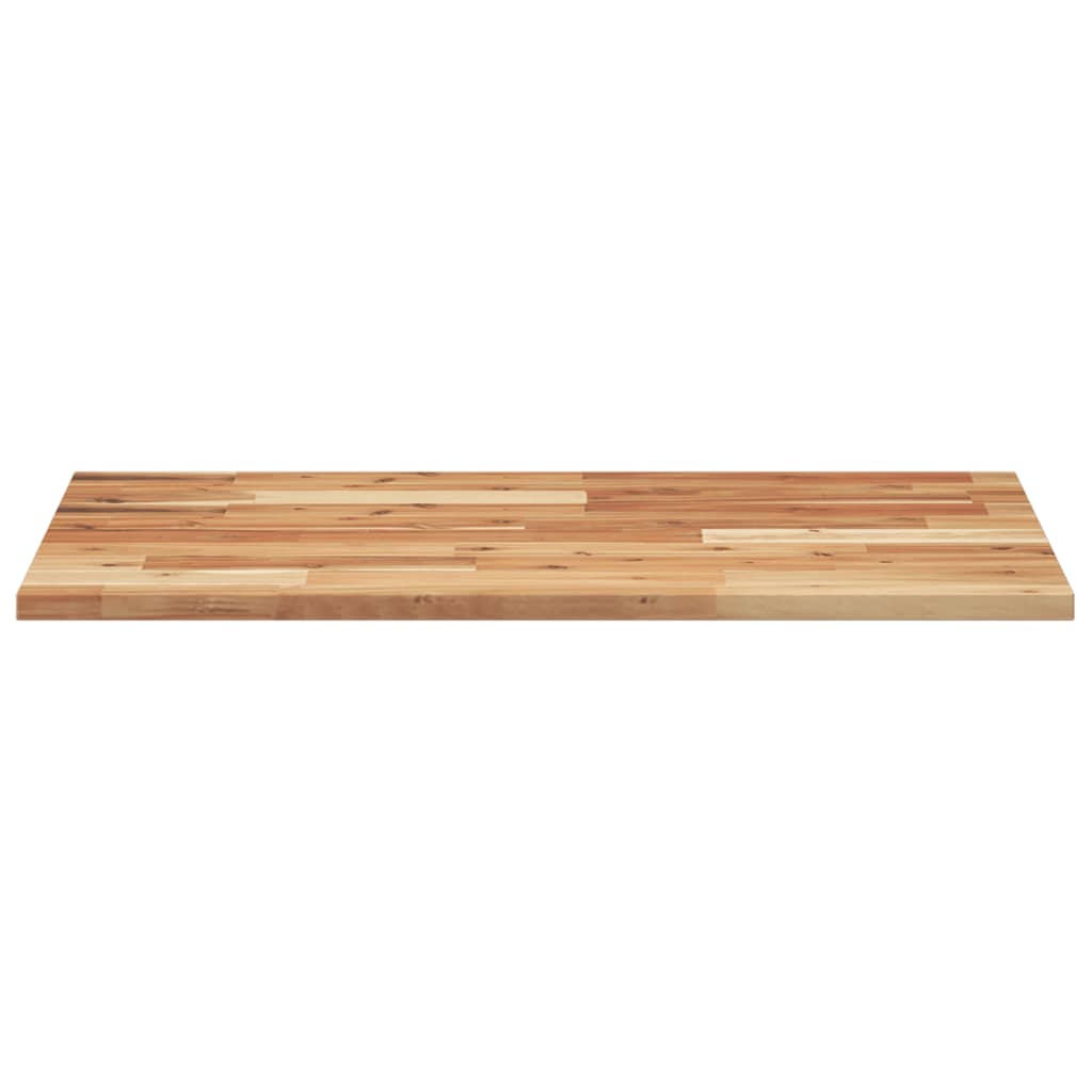 bordplade til badeværelse 100x50x2 cm massivt akacietræ