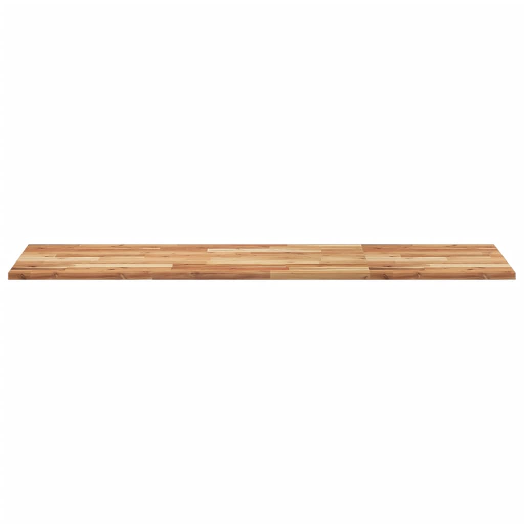 bordplade til badeværelse 120x50x2 cm massivt akacietræ