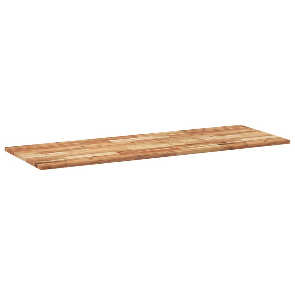 bordplade til badeværelse 120x50x2 cm massivt akacietræ