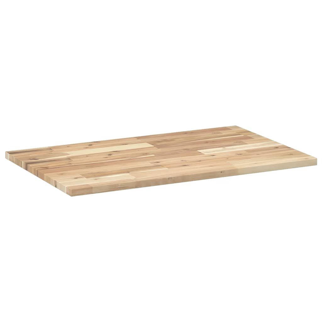 skrivebordsplade 60x50x2 cm ubehandlet massivt akacietræ