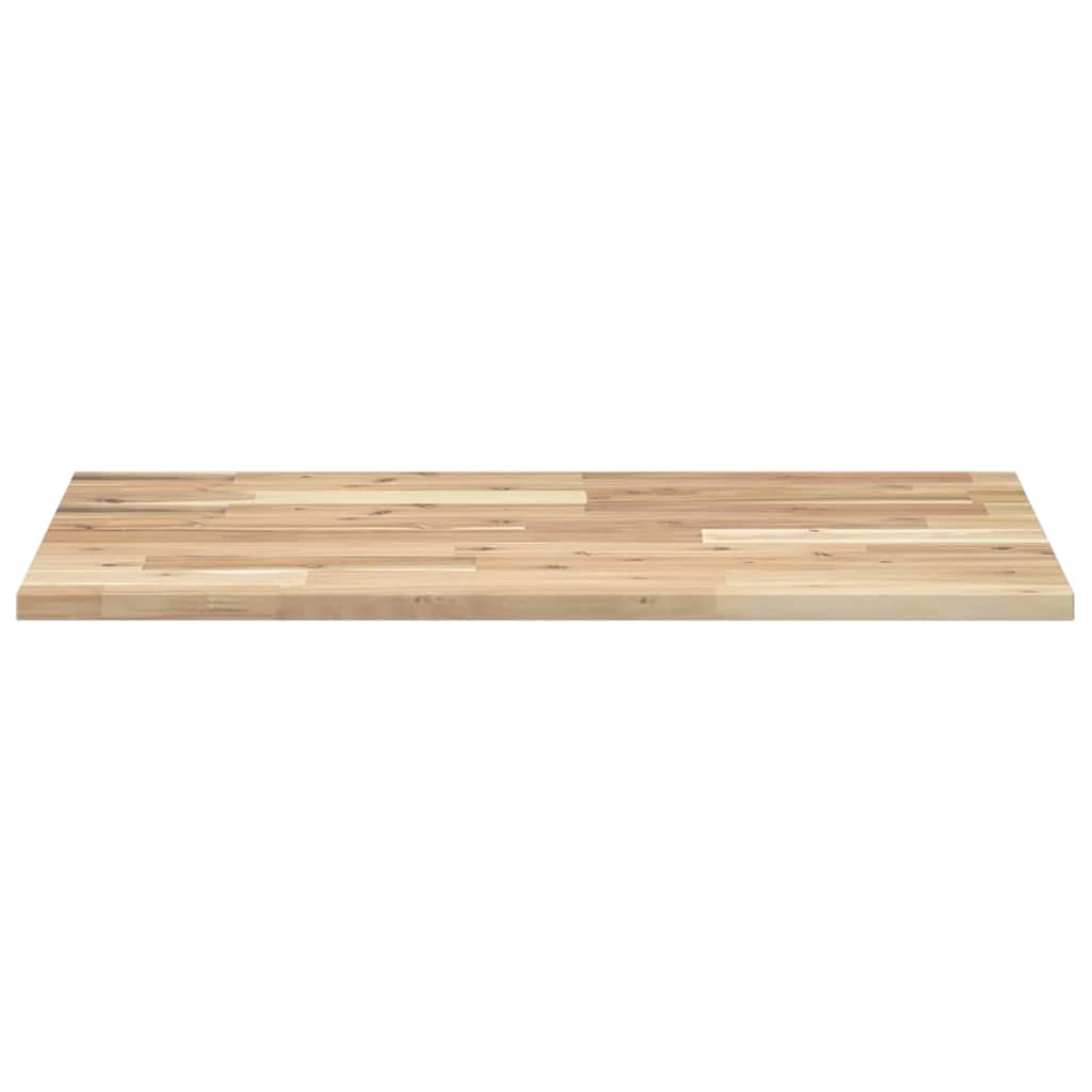 skrivebordsplade 80x50x2 cm ubehandlet massivt akacietræ