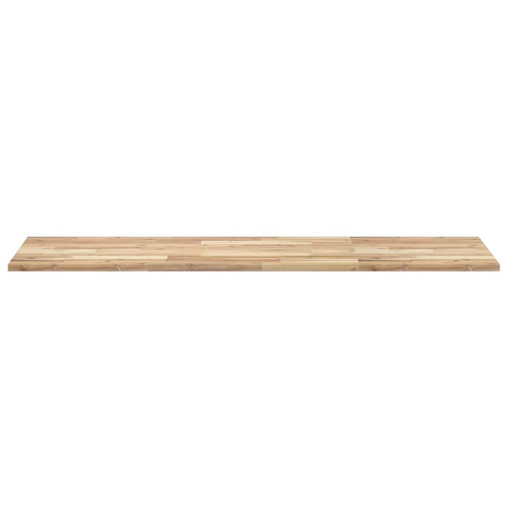 skrivebordsplade 120x50x2 cm ubehandlet massivt akacietræ