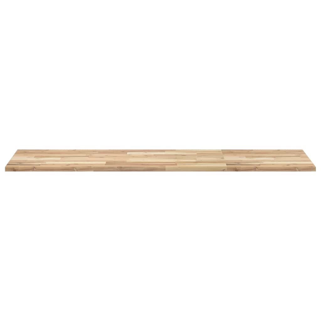 skrivebordsplade 160x50x2 cm ubehandlet massivt akacietræ