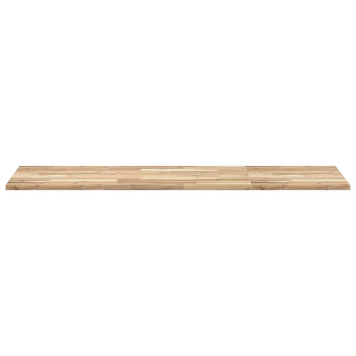 skrivebordsplade 160x50x2 cm ubehandlet massivt akacietræ