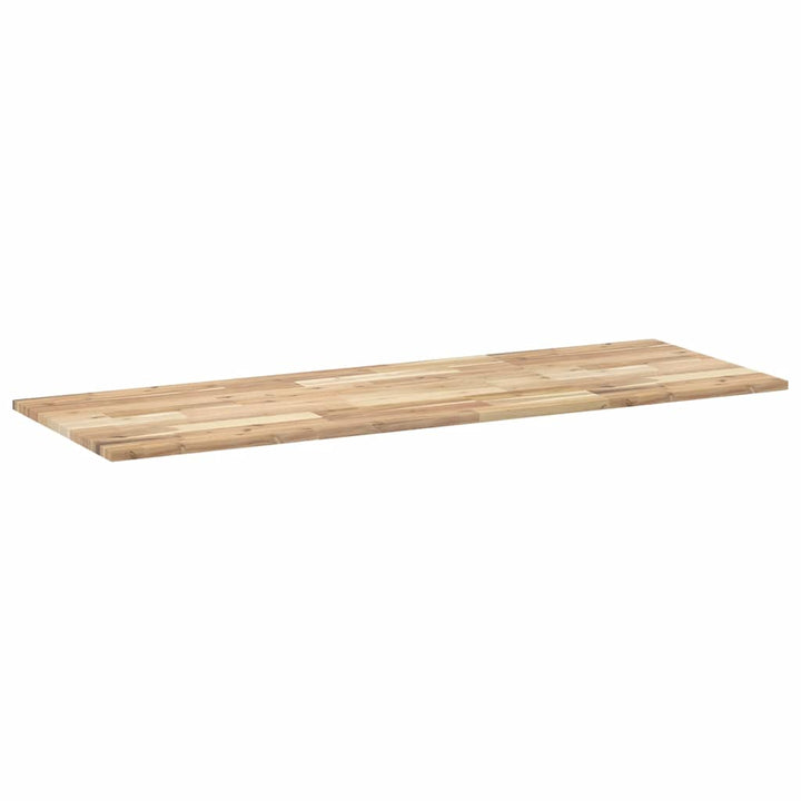 skrivebordsplade 160x50x2 cm ubehandlet massivt akacietræ