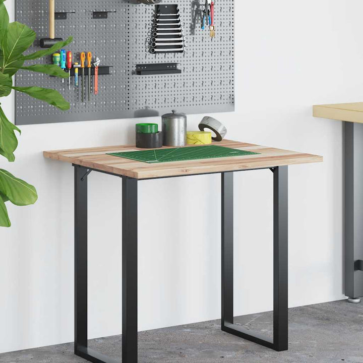 skrivebordsplade 80x60x2 cm ubehandlet massivt akacietræ