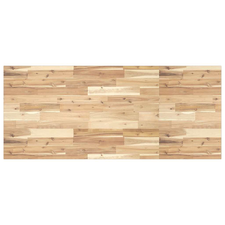 skrivebordsplade 120x60x2 cm ubehandlet massivt akacietræ