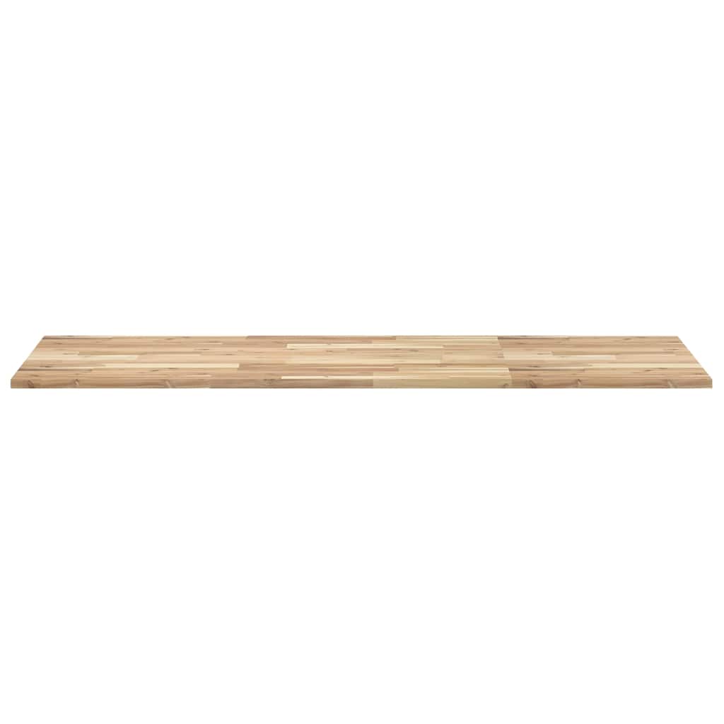 skrivebordsplade 120x60x2 cm ubehandlet massivt akacietræ