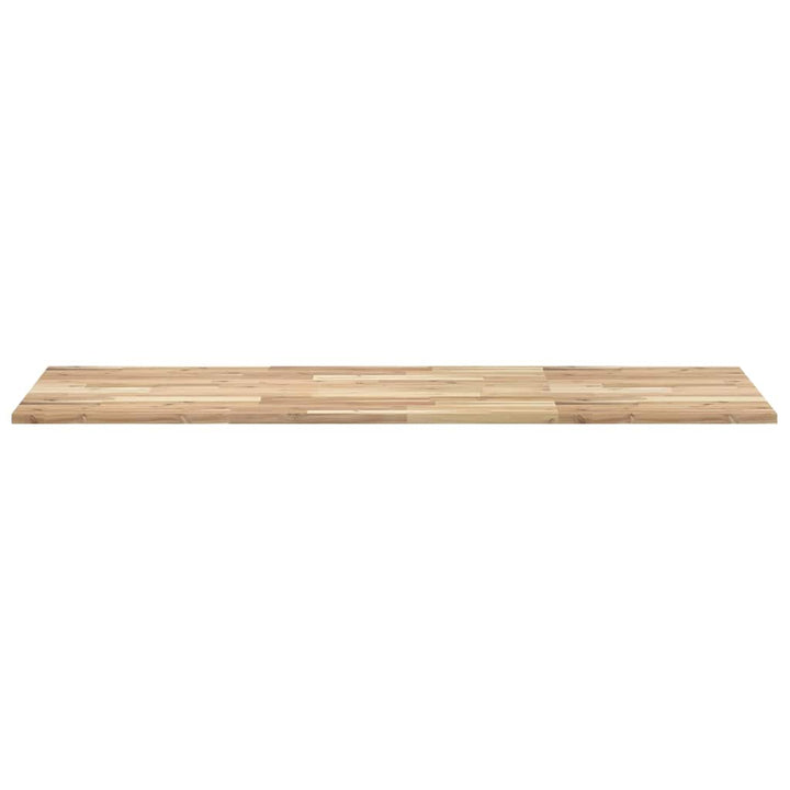 skrivebordsplade 120x60x2 cm ubehandlet massivt akacietræ