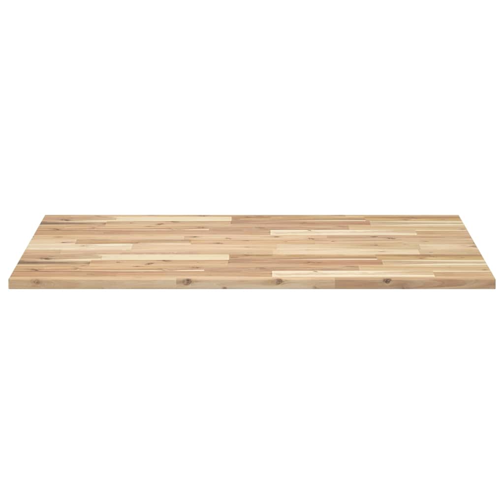 skrivebordsplade 80x70x2 cm ubehandlet massivt akacietræ