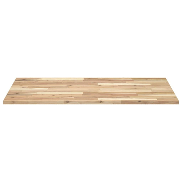 skrivebordsplade 80x70x2 cm ubehandlet massivt akacietræ