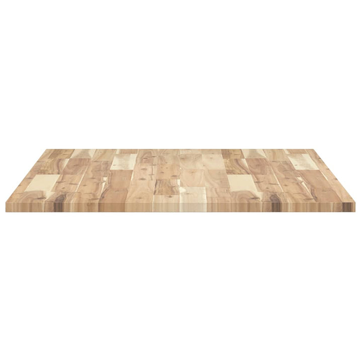 skrivebordsplade 80x70x2 cm ubehandlet massivt akacietræ
