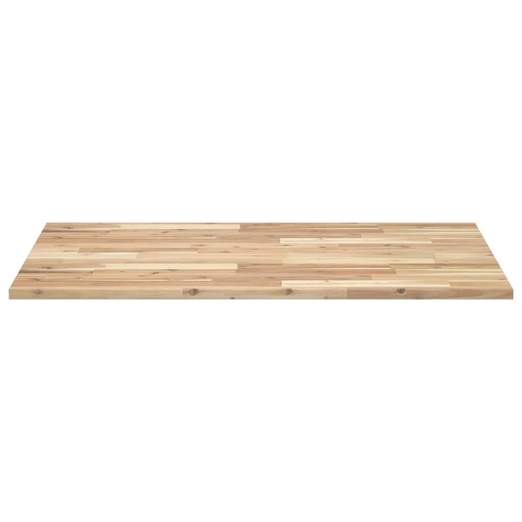 skrivebordsplade 100x70x2 cm ubehandlet massivt akacietræ